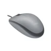 2 Vista posterior del mouse Logitech M110 Silent mostrando la rueda de desplazamiento y diseño ergonómico de tamaño normal