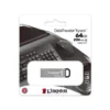 Empaque comercial de la memoria Kingston DataTraveler Kyson 64GB detallando la velocidad de lectura.