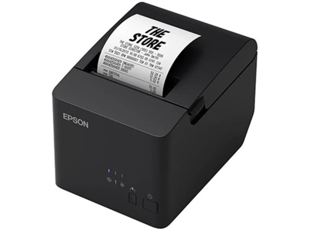 Impresora Térmica POS Epson TM-T20IIIL diseño robusto vista frontal