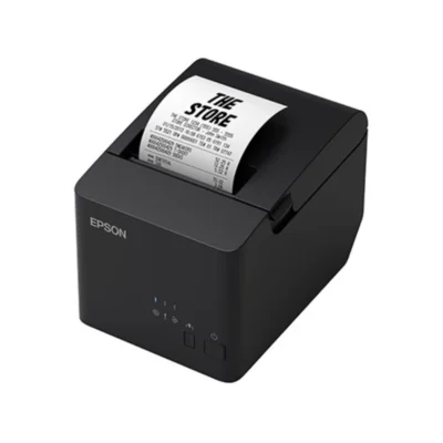 Frontal Impresora Térmica POS Epson TM-T20IIIL diseño robusto vista frontal