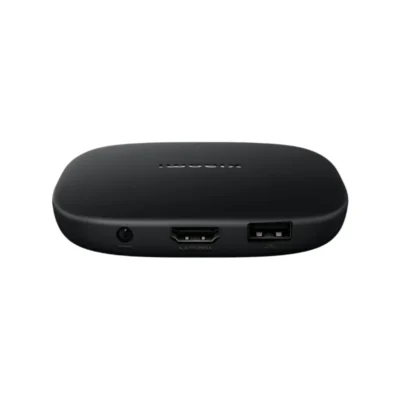 Puertos de conexión traseros de la Xiaomi TV Box S 3rd Gen incluyendo HDMI 2.1 y puerto USB