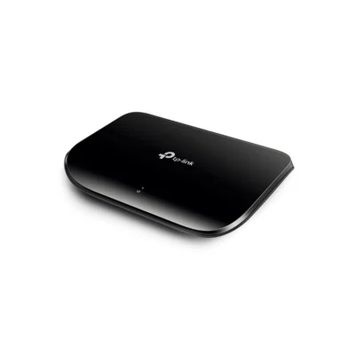 Switch TP-Link TL-SG1005D color negro con diseño compacto para escritorio