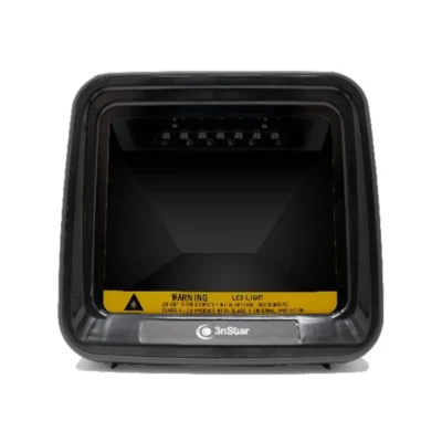 Lector de codigo de barras omnidireccional 2d 3nStar SC550 de frente sobre fondo blanco para comercio