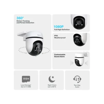 Cámara de seguridad exterior TP-Link Tapo C500 specs
