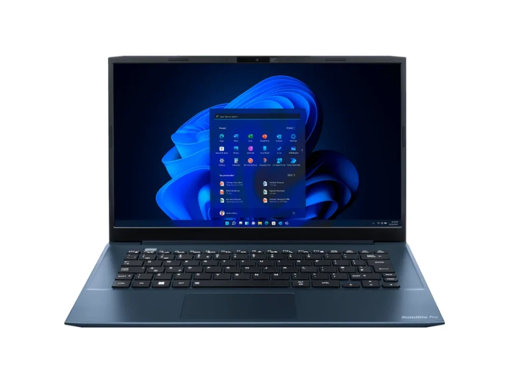 Frontal Laptop Dynabook Satellite Pro C50-K Intel Core i7 vista frontal