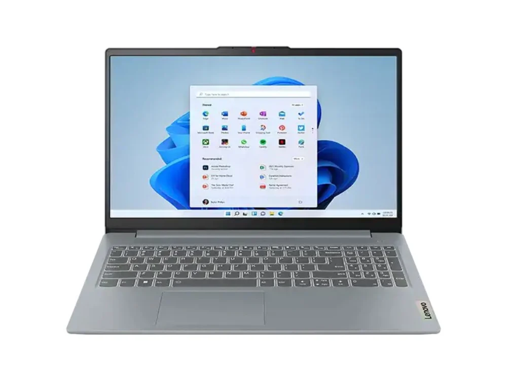 Frontal Laptop Lenovo IdeaPad Slim 3 AMD Ryzen 3 vista frontal