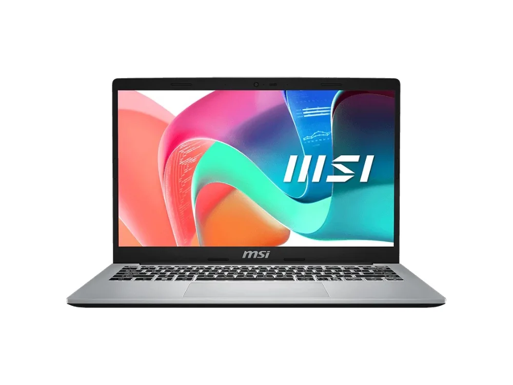 Frontal Laptop MSI Modern 13 F13MG Intel Core i5 vista frontal