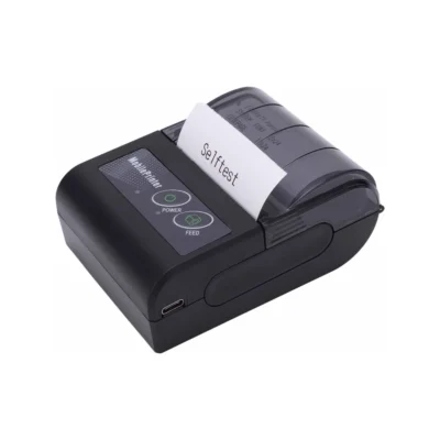 Impresora Térmica Portátil Nitron MP-58MINI Bluetooth imprimiendo recibo