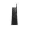 1 Regulador de voltaje automático Forza FVR-1011USB de 1000VA mostrando su diseño negro con 4 tomas y puertos USB frontales.