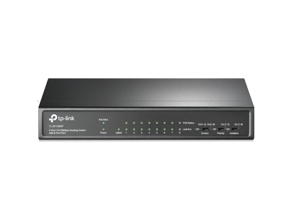 1 Switch PoE TP-Link TL-SF1009P