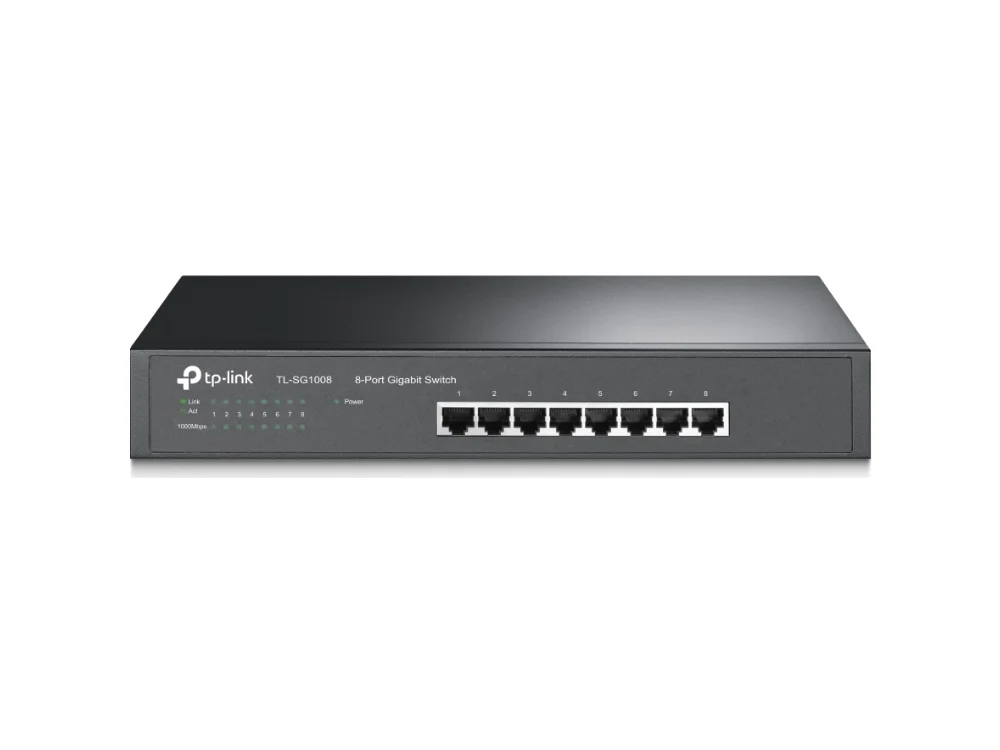 1 Switch Gigabit Rack TP-Link TL-SG1008