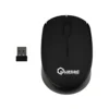 Mouse inalámbrico Quasad QM-610G color gris vista superior sobre fondo blanco