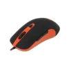 1 Mouse gaming Meetion GM30 color negro vista frontal sobre fondo blanco