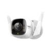 Cámara de seguridad WiFi exterior TP-Link Tapo C325WB vista frontal con antenas, destacando su diseño a prueba de agua y lente 2K.