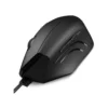 Vista lateral y superior del mouse KlipXtreme Krest destacando su diseño contorneado para máxima comodidad
