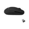 2 Mouse inalámbrico Meetion MT-R547 color blanco y azul vista lateral sobre fondo blanco