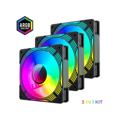 2 Kit ventiladores GameMax 120mm ARGB