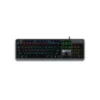 2 Acercamiento a las teclas de doble inyección y base de metal del teclado Meetion MK007 destacando los interruptores mecánicos.