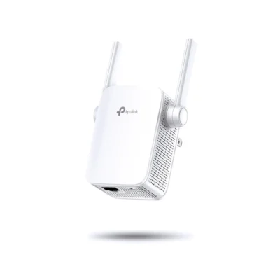 Repetidor Wi-Fi TP-Link RE305 mostrando sus dos antenas externas direccionales