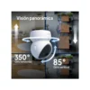 2 Cámara de seguridad interior EZVIZ H6c G1 vista frontal en color blanco, destacando su potente lente 3K y diseño tipo domo.