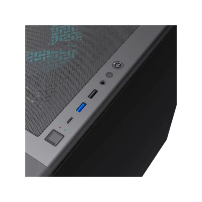 3 Puertos de conectividad del chasis Gamemax Storm 2 AB.