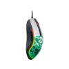 3 Vista superior y lateral del mouse Primus Gladius 12400T Grogu destacando su diseño ambidiestro e iluminación RGB