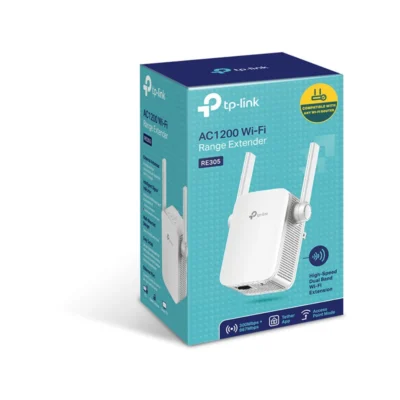 Caja del extensor de Wi-Fi en malla TP-Link RE305 AC1200 Doble Banda