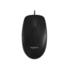 3 Acercamiento al mouse óptico alámbrico incluido en el combo Logitech MK120 color negro ideal para la oficina.