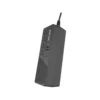 3 Regulador de voltaje automático Forza FVR-1011USB de 1000VA mostrando su diseño negro con 4 tomas y puertos USB frontales.