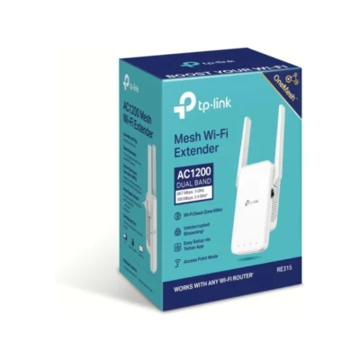 4 Caja del extensor de rango Wi-Fi Mesh TP-Link RE315 AC1200 Doble Banda