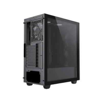 5 Vista posterior del Case Gaming Gamemax Diamond CP negro.
